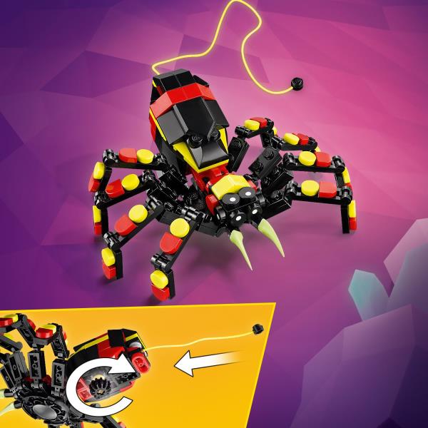 Конструктор LEGO Creator Дикі тварини: дивовижний павук 153 деталі (31159) Конструктор LEGO Creator Дикі тварини: дивовижний павук 153 деталі (31159)