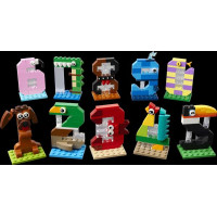 Конструктор LEGO® Цифри на день народження Тваринний декор, 281 деталь (40807)
