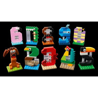 Конструктор LEGO® Цифри на день народження Тваринний декор, 281 деталь (40807)