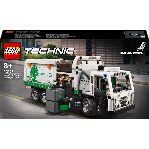 Конструктор LEGO Technic Сміттєвоз Mack LR Electric 503 деталі (42167)