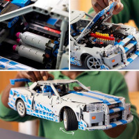 Конструктор LEGO Technic Подвійний форсаж Автомобіль Nissan Skyline GT-R (R34) 1410 деталей (42210)