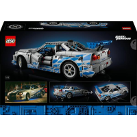 Конструктор LEGO Technic Подвійний форсаж Автомобіль Nissan Skyline GT-R (R34) 1410 деталей (42210)