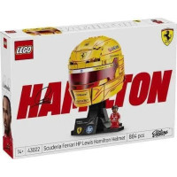 Конструктор LEGO® Editions Шолом Льюїса Гамільтона з команди Scuderia Ferrari HP, 884 деталей (43022)