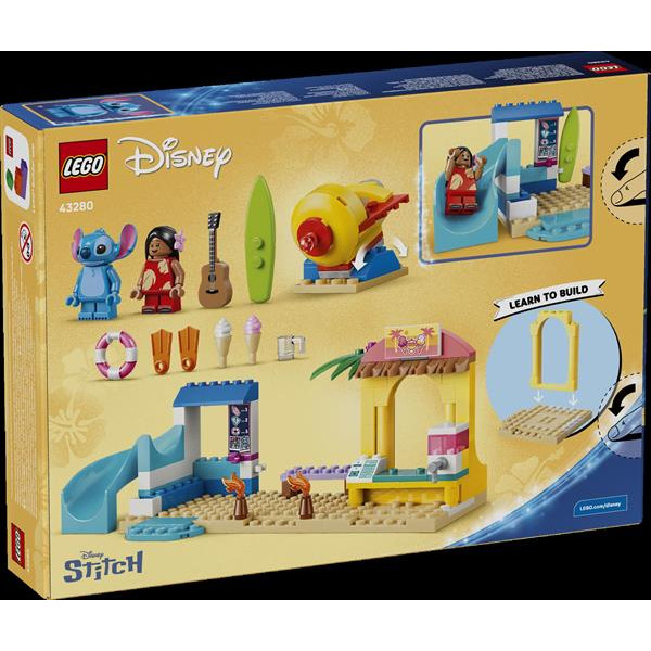 Конструктор LEGO® Disney Веселощі на пляжі з Ліло і Стічем, 113 деталей (43280) Конструктор LEGO® Disney Веселощі на пляжі з Ліло і Стічем, 113 деталей (43280)