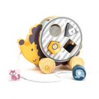 Дерев'яна каталка-сортер PolarB Їжачок (44025) Дерев'яна каталка-сортер PolarB Їжачок (44025)