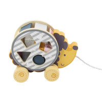 Дерев'яна каталка-сортер PolarB Їжачок (44025) Дерев'яна каталка-сортер PolarB Їжачок (44025)