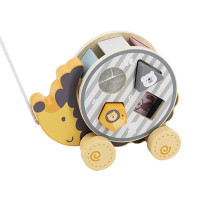 Дерев'яна каталка-сортер PolarB Їжачок (44025) Дерев'яна каталка-сортер PolarB Їжачок (44025)