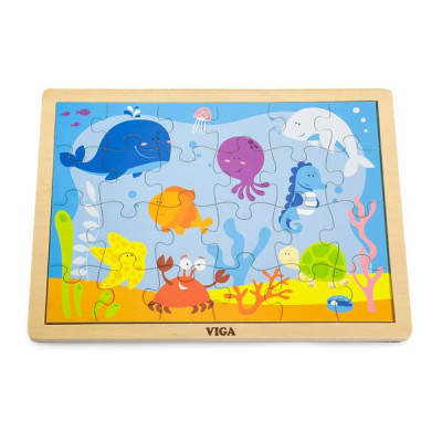 Деревяний пазл Viga Toys Океан 24 ел. (50200)