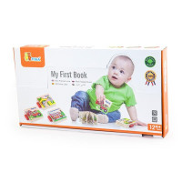 Дерев'яна книжка Viga Toys Перші англійські слова (50386)