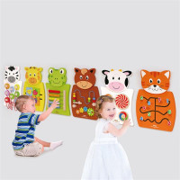 Бізіборд Viga Toys Жираф із фруктами (50680) Бізіборд Viga Toys Жираф із фруктами (50680)