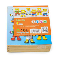 Дерев'яний ігровий набір Viga Toys Гардероб ведмедика (56401) Дерев'яний ігровий набір Viga Toys Гардероб ведмедика (56401)