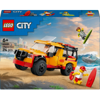 Конструктор LEGO City Пляжна рятувальна вантажівка 214 деталей (60453)