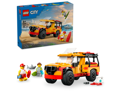 Конструктор LEGO City Пляжна рятувальна вантажівка 214 деталей (60453)