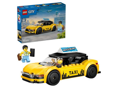 Конструктор LEGO City Жовте таксі 122 Деталі (60487)