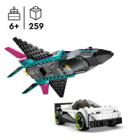 Конструктор LEGO City Реактивний літак проти автомобіля 259 Деталей (60489) Конструктор LEGO City Реактивний літак проти автомобіля 259 Деталей (60489)