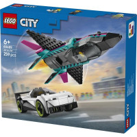Конструктор LEGO City Реактивний літак проти автомобіля 259 Деталей (60489) Конструктор LEGO City Реактивний літак проти автомобіля 259 Деталей (60489)