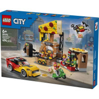 Конструктор LEGO® City Доставка піци з різними транспортними засобами, 494 деталі (60496)