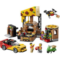 Конструктор LEGO® City Доставка піци з різними транспортними засобами, 494 деталі (60496)