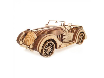 Дерев'яний механічний 3D конструктор Ugears Родстер VM-01 (70052)