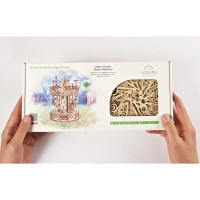 Дерев'яний механічний 3D конструктор Ugears Карусель (70129)