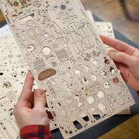 Дерев'яний механічний 3D конструктор Ugears Трицикл UGR-S (70216) Дерев'яний механічний 3D конструктор Ugears Трицикл UGR-S (70216)