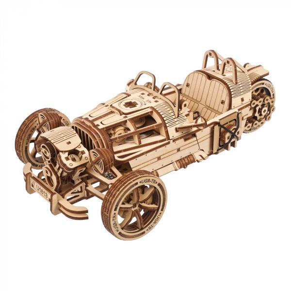 Дерев'яний механічний 3D конструктор Ugears Трицикл UGR-S (70216) Дерев'яний механічний 3D конструктор Ugears Трицикл UGR-S (70216)