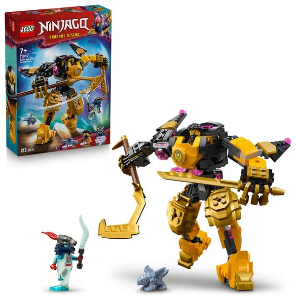 Конструктор LEGO NINJAGO Бойовий робот Арін Спін-джитсу 213 деталей (71839)