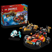Конструктор LEGO® NINJAGO® Комбіновані транспортні засоби Кая та Коула Іграшка, 394 деталі (71864)