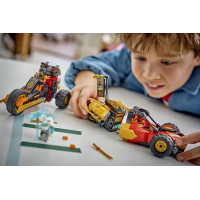 Конструктор LEGO® NINJAGO® Комбіновані транспортні засоби Кая та Коула Іграшка, 394 деталі (71864)