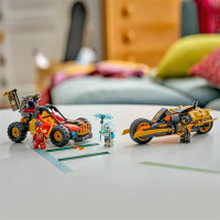 Конструктор LEGO® NINJAGO® Комбіновані транспортні засоби Кая та Коула Іграшка, 394 деталі (71864)