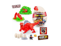 Ігровий набір Smashers Mini Dino Island Динозавр у яйці червоний 25 сюрпризів (7487B)