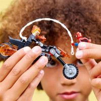 Конструктор LEGO Super Heroes Marvel Людина-павук vs. Примарний вершник на мотоциклі 72 Деталі (76335)