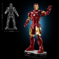 Конструктор LEGO Super Heroes Marvel Залізна Людина в броні Mark 3. Колекційний набір 1297 Деталей (76344)