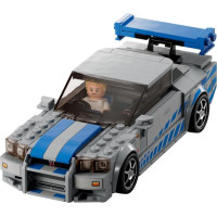 Конструктор LEGO Speed Champions Подвійний форсаж Nissan Skyline GT-R R34, 319 деталей (76917)