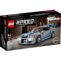 Конструктор LEGO Speed Champions Подвійний форсаж Nissan Skyline GT-R R34, 319 деталей (76917)