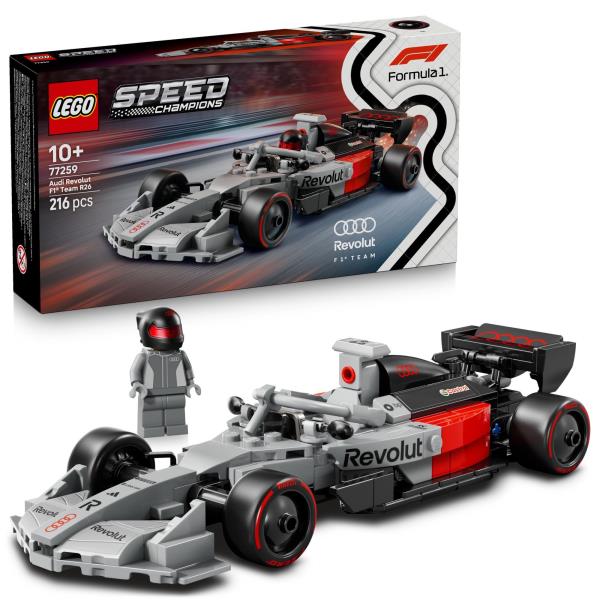 Конструктор LEGO® Speed Champions Гоночний автомобіль Audi Revolut F1® Team R26 216 деталей (77259) Конструктор LEGO® Speed Champions Гоночний автомобіль Audi Revolut F1® Team R26 216 деталей (77259)