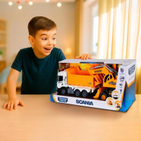 Ігровий набір серії "2 in 1 Truck" – САМОСКИД SCANIA І ЕКСКАВАТОР (світло, звук)
