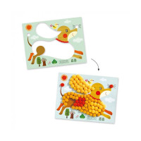 Набір для аплікації Djeco Мягкие собаки (DJ09867)