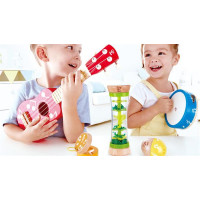 Набір музичних інструментів Hape Гавайська вечірка 5 в 1 (E0339) Набір музичних інструментів Hape Гавайська вечірка 5 в 1 (E0339)