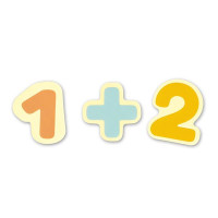 Набір магнітів Hape Цифри 54 шт. (E2007)