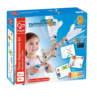 Конструктор Hape Junior Inventor 3 експерименти 37 деталі (E3030)