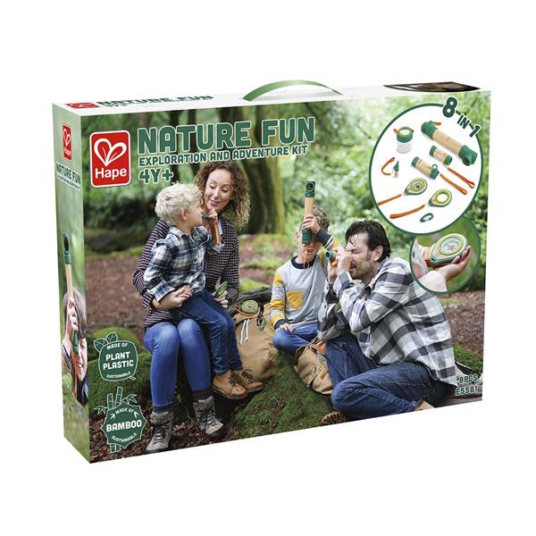 Набір натураліста Hape Nature Fun Дослідження та пригоди 8 в 1 (E5581) Набір натураліста Hape Nature Fun Дослідження та пригоди 8 в 1 (E5581)