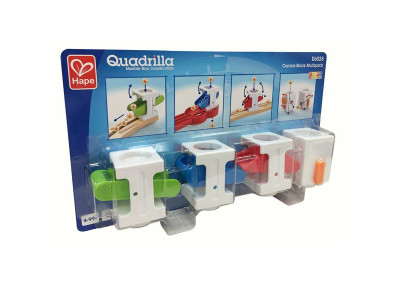 Набір направляючих блоків для конструктора-лабіринту Hape Quadrilla 4 шт. (E6025)
