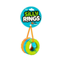 Тактильна іграшка Fat Brain Toys SillyRings Магнітні кільця 3 шт. (F269ML) Тактильна іграшка Fat Brain Toys SillyRings Магнітні кільця 3 шт. (F269ML)