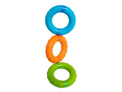 Тактильна іграшка Fat Brain Toys SillyRings Магнітні кільця 3 шт. (F269ML) Тактильна іграшка Fat Brain Toys SillyRings Магнітні кільця 3 шт. (F269ML)