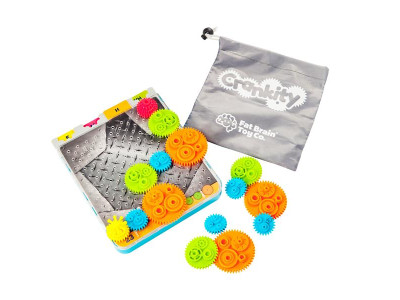 Гра-головоломка Fat Brain Toys Crankity Різнокольорові шестерні (FA140-1)