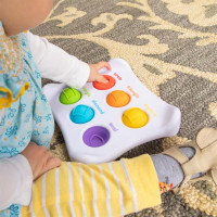 Іграшка-антистрес Fat Brain Toys Dimpl Duo Брайль Колір Форма Назва (FA208-1) Іграшка-антистрес Fat Brain Toys Dimpl Duo Брайль Колір Форма Назва (FA208-1)