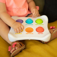 Іграшка-антистрес Fat Brain Toys Dimpl Duo Брайль Колір Форма Назва (FA208-1) Іграшка-антистрес Fat Brain Toys Dimpl Duo Брайль Колір Форма Назва (FA208-1)