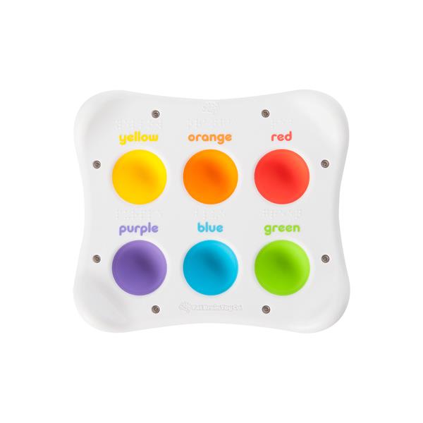 Іграшка-антистрес Fat Brain Toys Dimpl Duo Брайль Колір Форма Назва (FA208-1) Іграшка-антистрес Fat Brain Toys Dimpl Duo Брайль Колір Форма Назва (FA208-1)