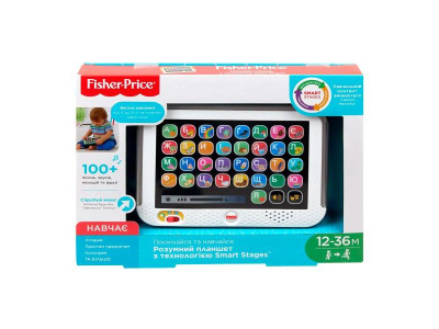 Інтерактивна іграшка Fisher-Price Smart Stages Іграшковий планшет укр. (FBR86)